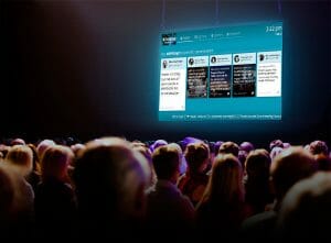 Evolution of Digital Signage at Events: Live Display