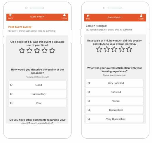 attendee engagement using post-event survey