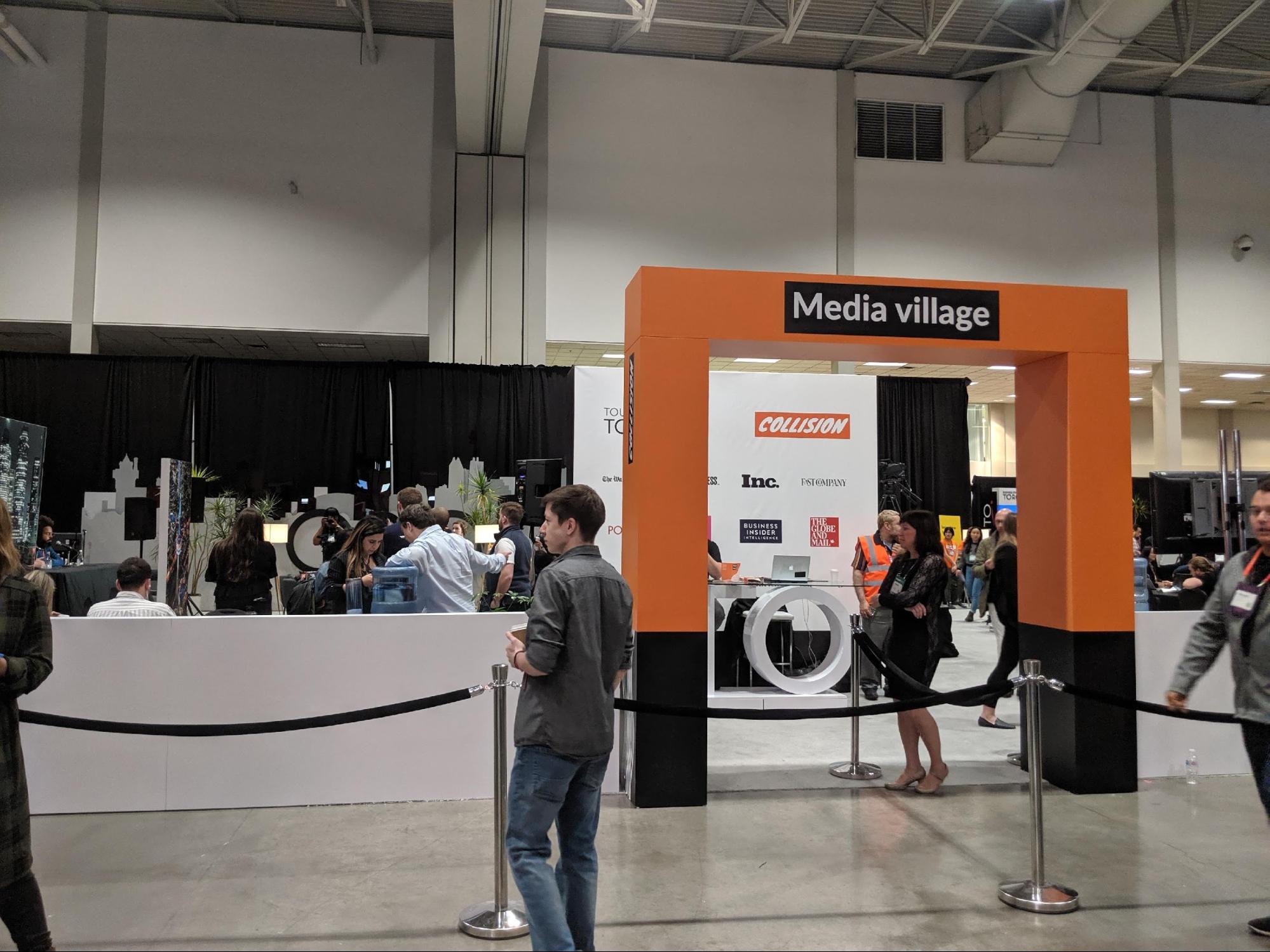 collision conference 2019 media lounge