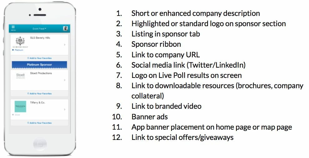 brand awareness in mobile event app sponsorship