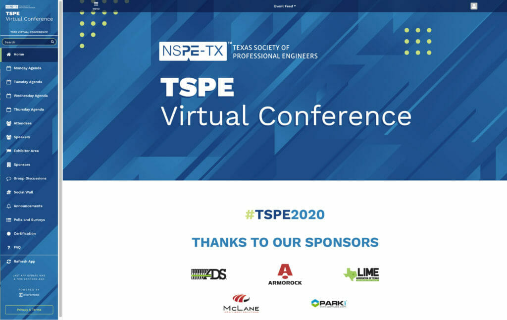 Menüs anpassen für ein individuelles virtuelles Eventdesign