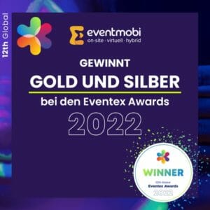 EventMobi bei den Eventex Awards 2022 als Eventtechnologieführer ausgezeichnet