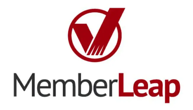 The logo for MemberLeap, one of the top association event management solutions