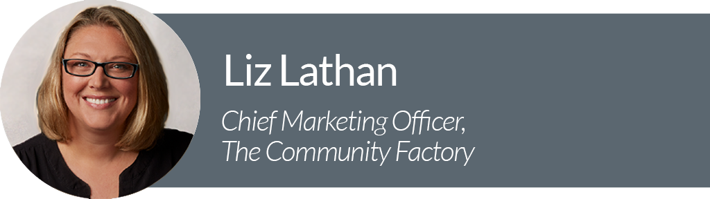 Foto Liz Lathan, Chief Marketing Officer, The Community Factory