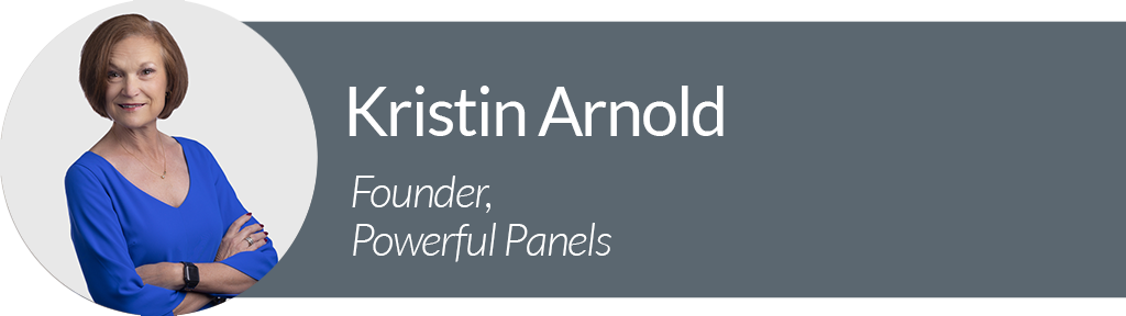 Profile picture of Kristin Arnold, Founder of Powerful Panels.