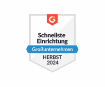 Schnellste Einrichtung Großunternehmen HERBST 2024