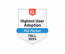 Highest User Adoption Mid-Market FALL 2024