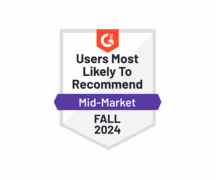 Users Most Likely to Recommend Mid-Market FALL 2024